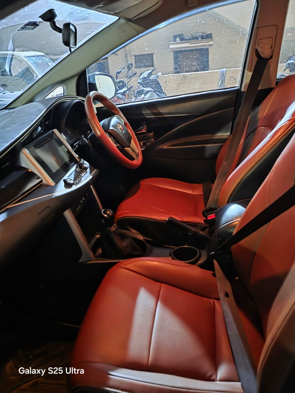 KD Travels SUV interior - clean and comfortable cab Hyderabad